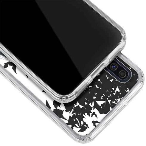 DC Comics Batman Holding batarang Art Galaxy A50 Clear Case